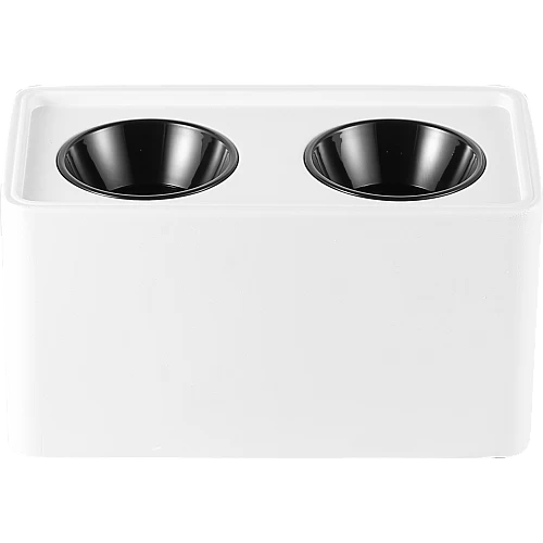 جرم لطش سلندر مانع للتوهج ثنائي مستطيل ابيض مع اسو...