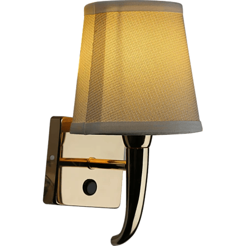 إضاءة ابليك حائط مودرن ذهبي E27*1L مفرد