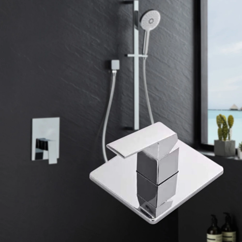 وجه مخفي مربع خط واحد كروم