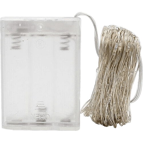 اضاءة عقد زينة LED لون الانارة اصفر تعمل بالبطارية...