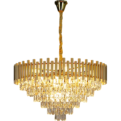 ثريا مودرن ذهبي E14*15L مقاس 80 سم