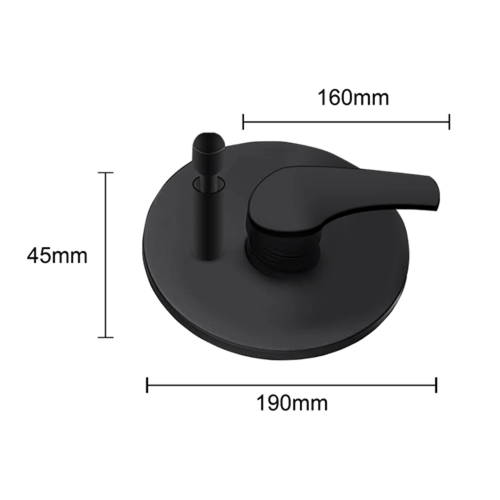 وجه مخفي دائري خطين اسود