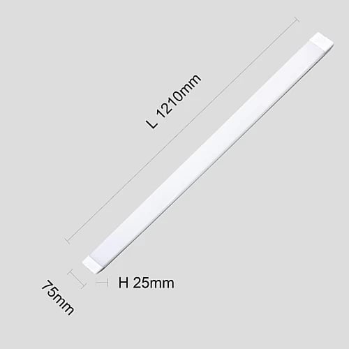 لمبة ليد مستطيل غطاء شفاف لون الانارة ابيض 96 واط...