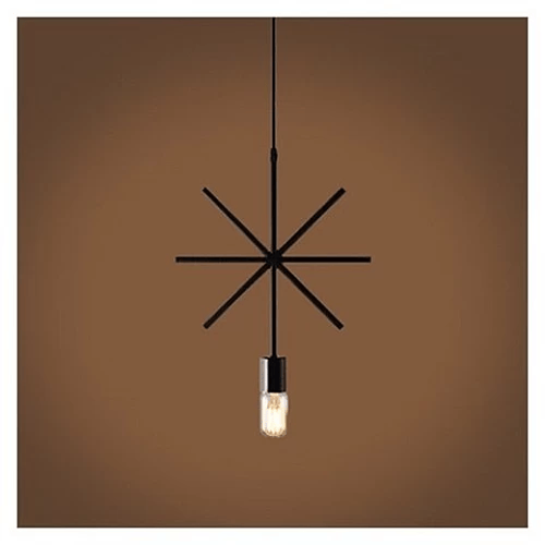 علاقي اسود بنجمة استيل مميزة