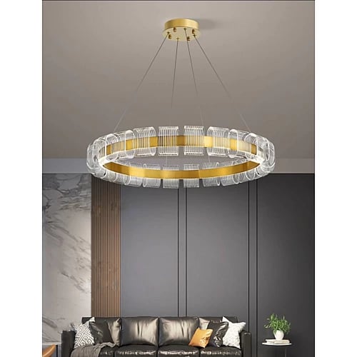 نجف مودرن زيتي مع 3 اضاءات 36 واط قطر 60 سم