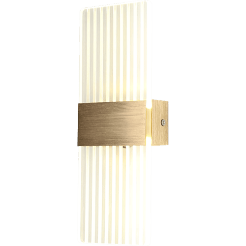 ابليك حائط جداري مودرن ذهبي 3 اضاءات