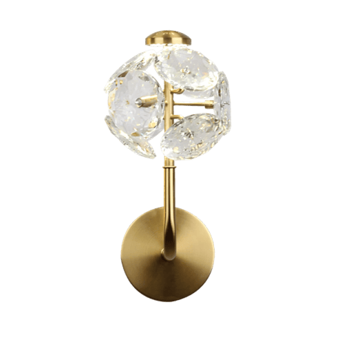 إضاءة ابليك حائط مودرن ذهبي لون الانارة 3اضاءات 25...