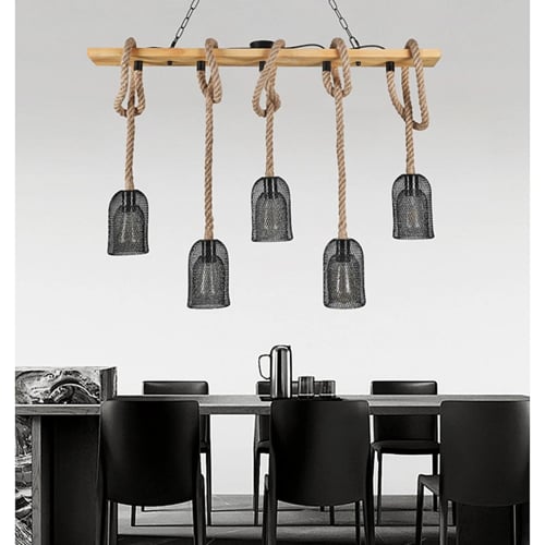 ثريا موديرن علاقي خماسي حبال معلقة