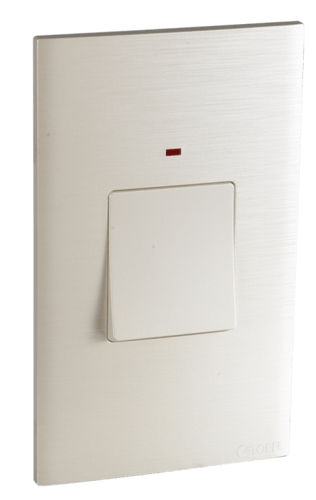 مفتاح مكيف مستطيل 45 امبير لون بيانو لولي