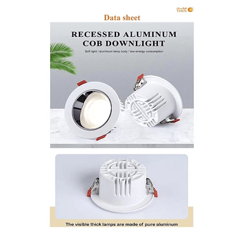 دوان لايت كشاف دفن إضاءة عملية لون الإنارة اصفر 7...