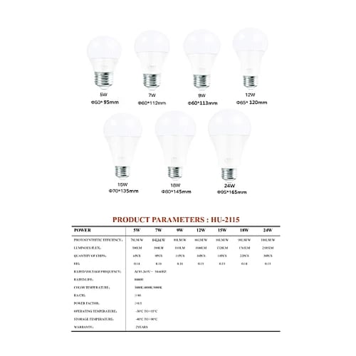 لمبة كوع كروية 24 واط