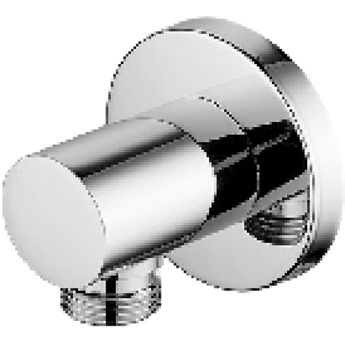 كوع مخفي مدور كروم