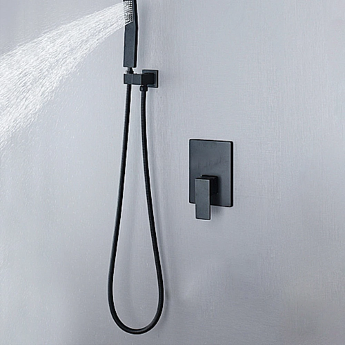 وجه مخفي مربع خط واحد اسود