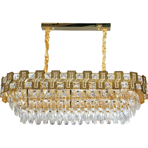 ثريا مودرن ذهبي E14*14 مقاس 100*35 سم