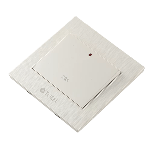 مفتاح سخان مربع 20 امبير لون لولي فاخر