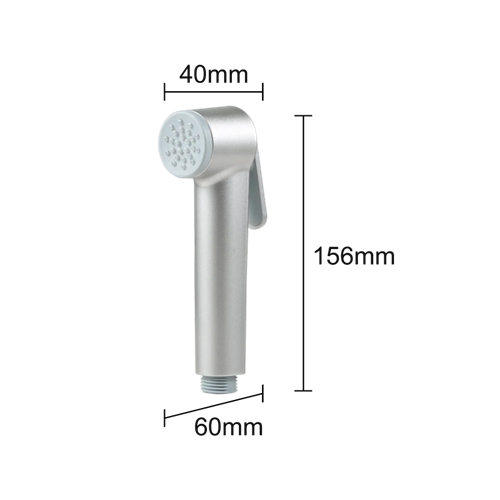 شطاف مع هوز ربل 120 سم موديل G دائري سلفر