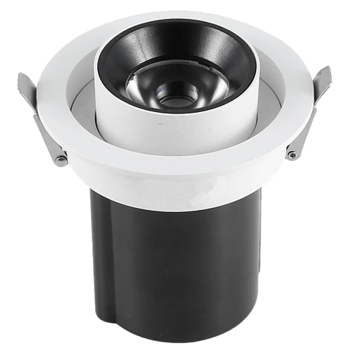 سبوت لايت جرم ابيض مع داخلي اسود لون الانارة أصفر...