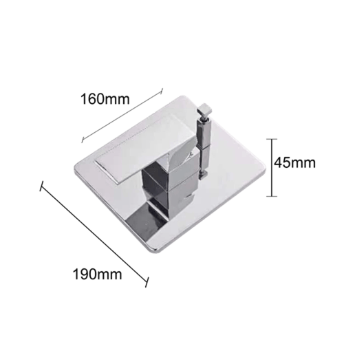 وجه مخفي مربع خطين كروم