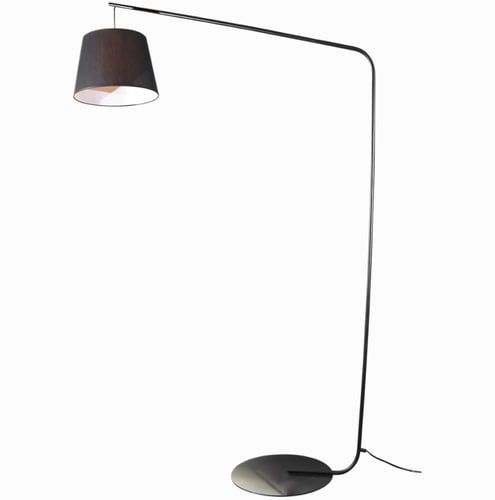 مصباح أرضي مودرن أسود بارتفاع 180 سم