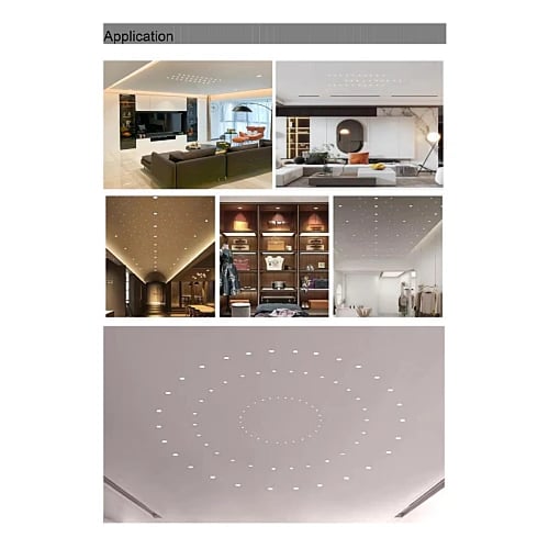 سبوت لايت جرم ابيض مع داخلي اسود لون الانارة أصفر...