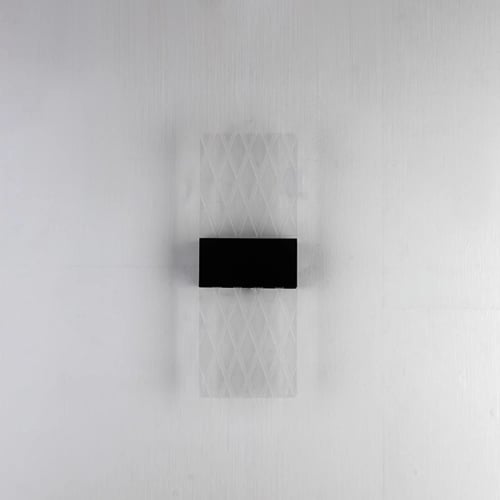 ابليك حائط جداري مودرن اسود 3 اضاءات