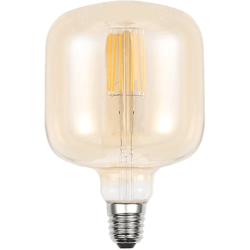 لمبة ديكورية مودرن زجاج ذهبي قطر 18 سم لون الانارة...