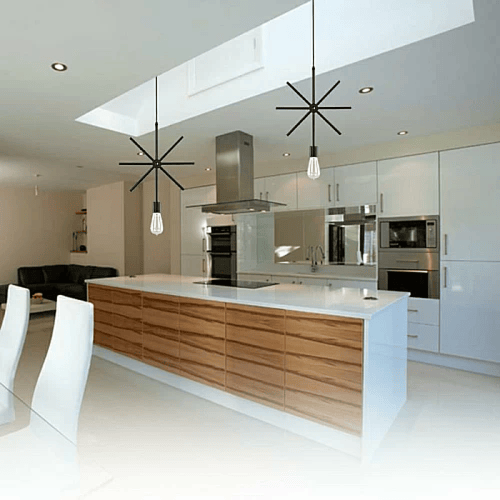 علاقي اسود بنجمة استيل مميزة