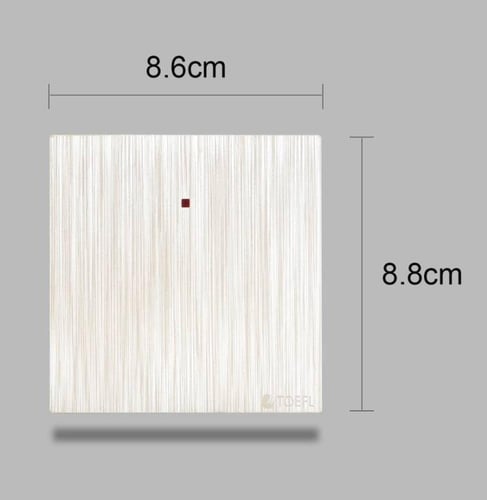 مفتاح المكيف مربع 45 امبير لون بيانو لولي