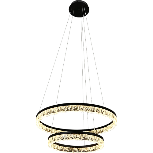 نجف مودرن مقاس 40*60 سم اسود لون الانارة 3 اضاءات...