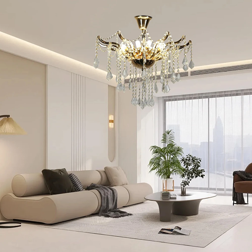 نجف مودرن ذهبي E14*12L