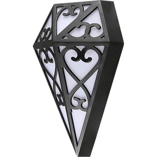 كشاف بوابة خارجي لون الانارة اصفر غطاء اسود