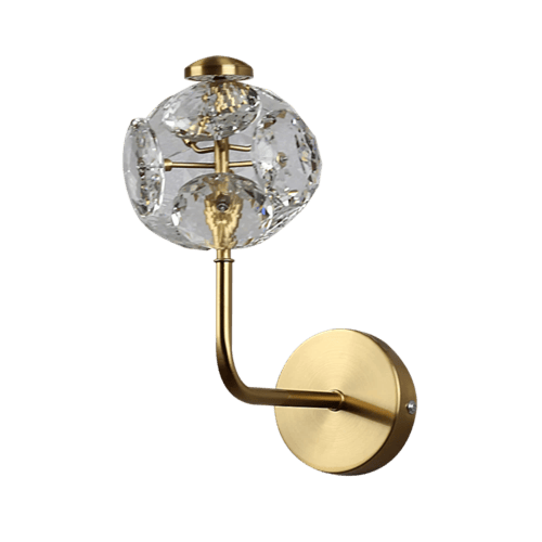 إضاءة ابليك حائط مودرن ذهبي لون الانارة 3اضاءات 25...