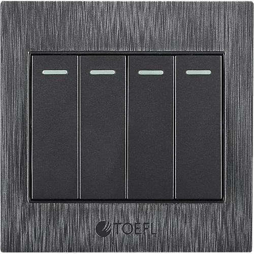 مفتاح رباعي لون جرافيت