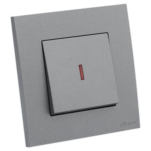 مفتاح مكيف ماسه الفنار 45 امبير بيانو رمادي