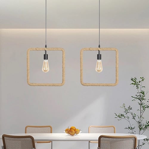 علاقي حبل مربع لمبة E27