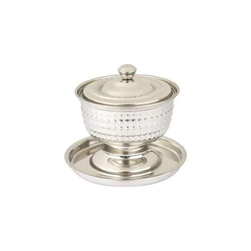 Date plate with Milan steel base 16 cm