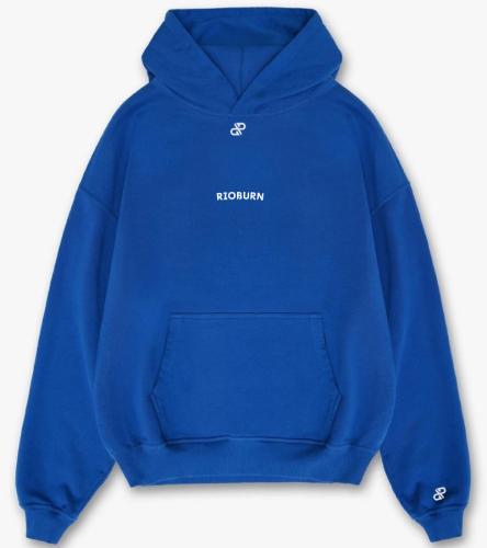 اوفر سايز هودي(ازرق)