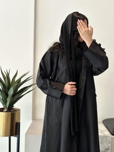 عباية بليزر كريب قصه استريت