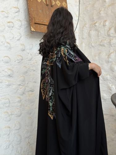 كريب اسبشل رسم & شك يدوي بقصه نص فراشه