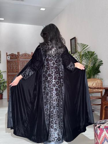 عبايه مخمل درجه آولى