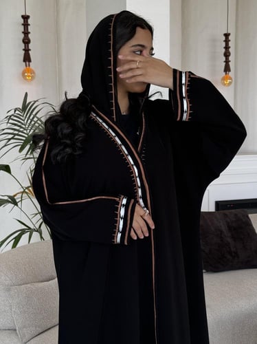 كريب سلسال بقصه استريت تطريز يدوي 2