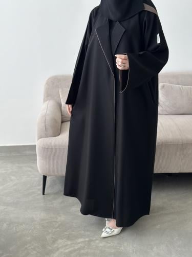 عباية LAVA24 قماش واقف