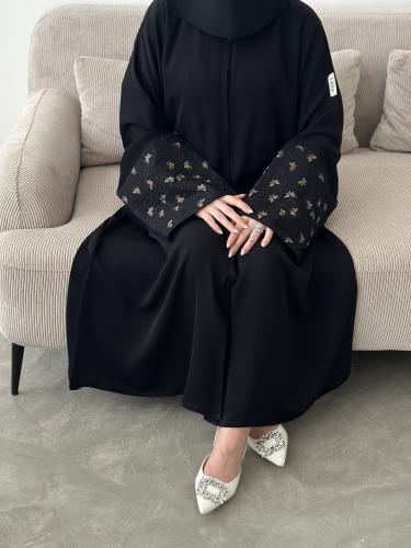 عباية LAVA18 انترنت مع كلفة ذهبي مع طرحة مجاني