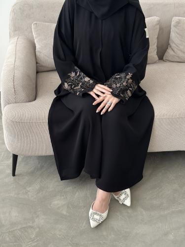 عباية LAVA16 قماش انترنت مع اكمام قماش المستقبل مع...