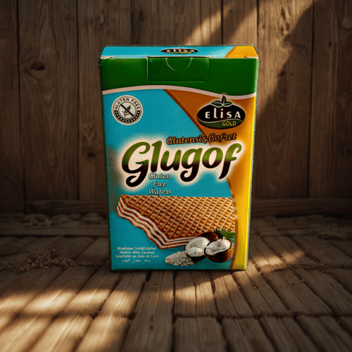 ويفر جوز الهند خالي من الجلوتين