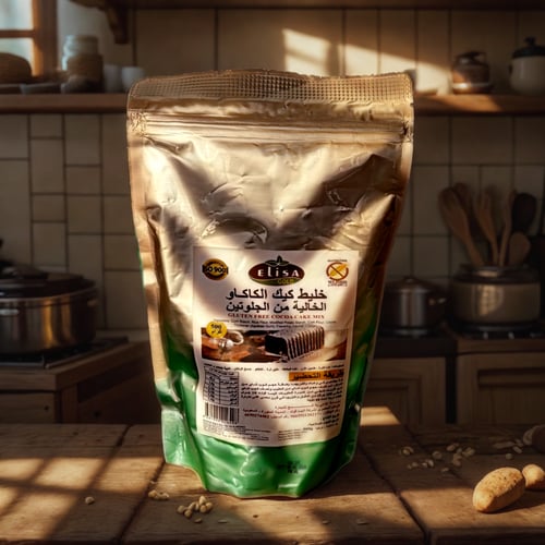 خليط كيك الكاكاو خالي من الجلوتين