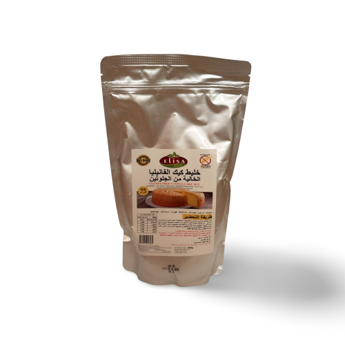 خليط كيك الفانيليا خالي من الجلوتين