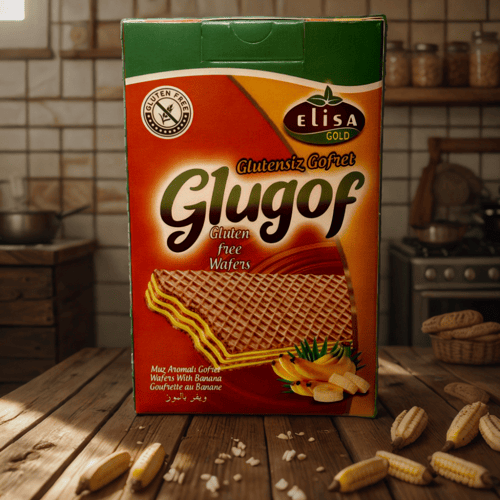 ويفر الموز خالي من الجلوتين