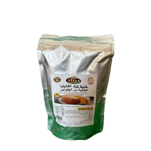 خليط كيك الفانيليا خالي من الجلوتين