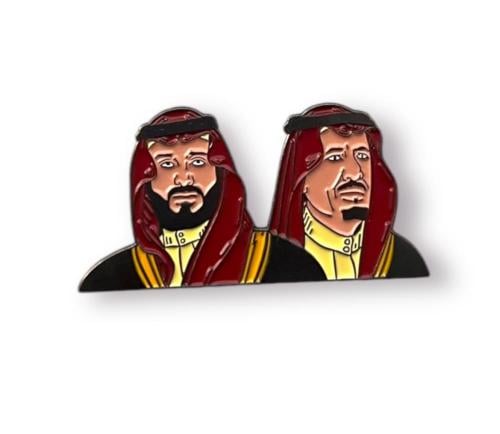 ستيكر حديد الملك سلمان، ولي العهد
